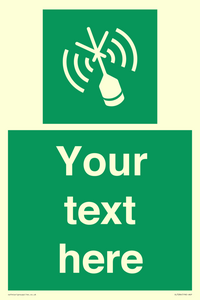 Custom sign safe condition Emergency position beacon